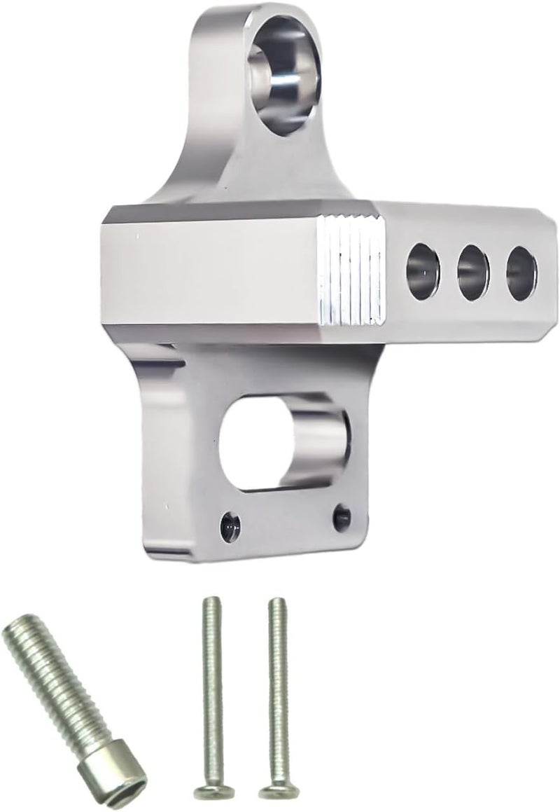 ZTYAFEI Universal 3-Port Solenoid Valve Mount Bracket for MAC/AEM Boost Controllers - CNC Billet Aluminum Holder (Black) (Silver) - Image 1